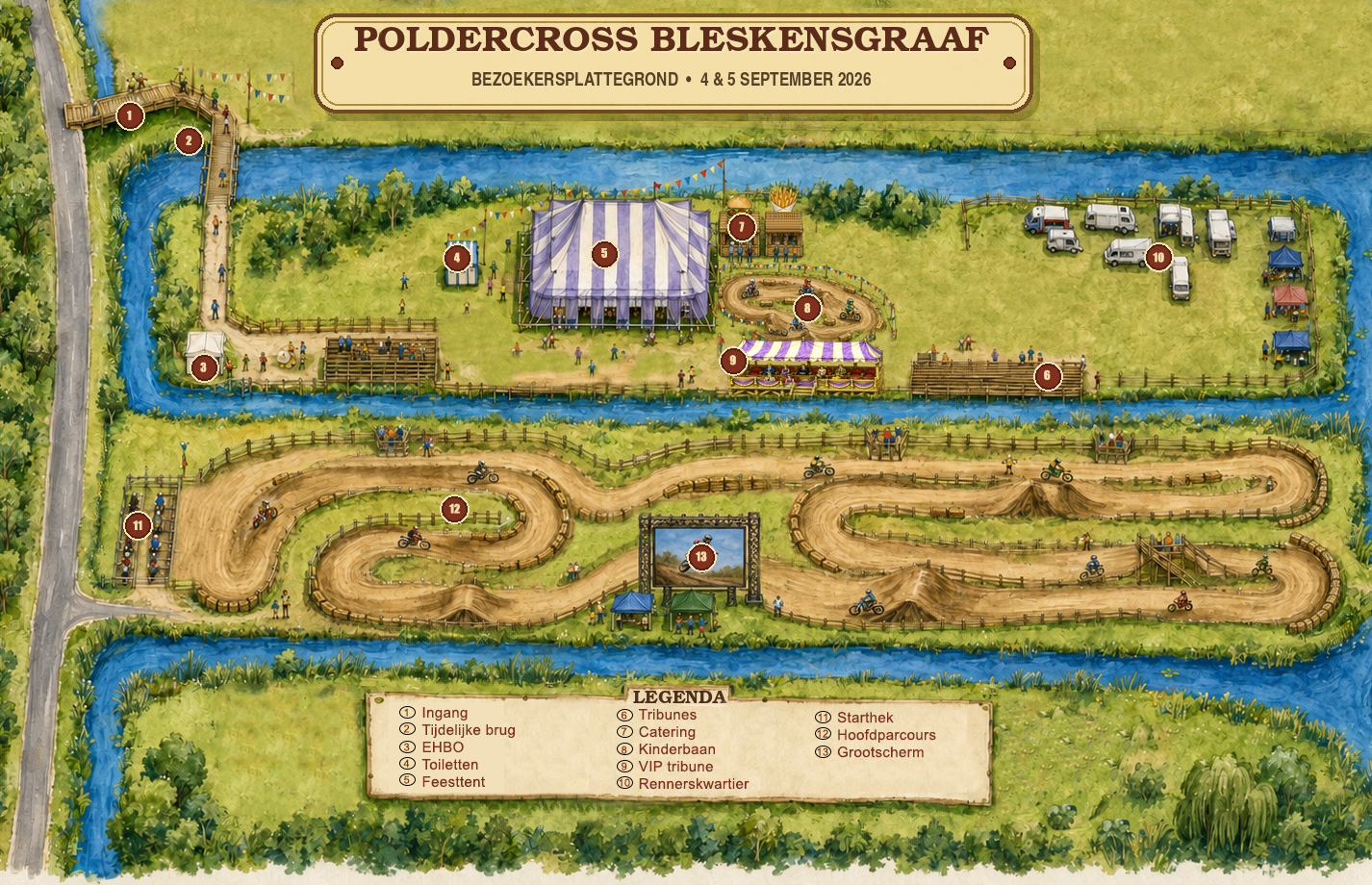 bezoekers plattegrond